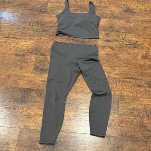 Pureluxe Highwaisted Sweetheart Fabletics Leggings Crop Top Set